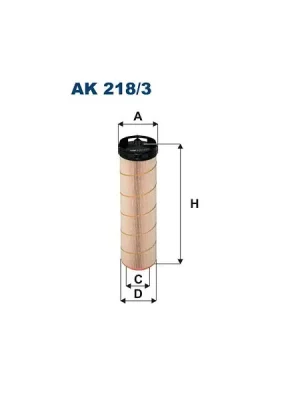 Vzduchový filtr FILTRON AK 218/3 Tovární Cena