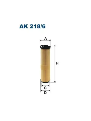 Vzduchový filtr FILTRON AK 218/6 Autentický