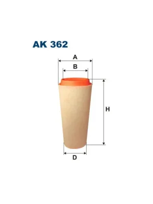 Výhodná Nabídka Vzduchový filtr FILTRON AK 362