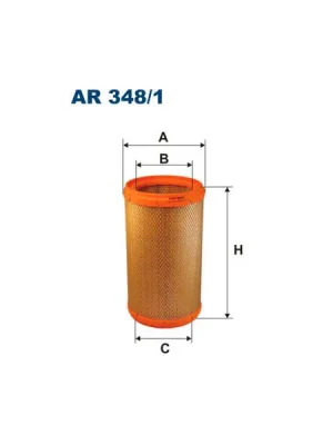 Aktuální Vzduchový filtr FILTRON AR 348/1