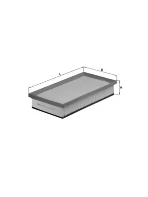 Doprava Zdarma Vzduchový filtr MAHLE LX 1027