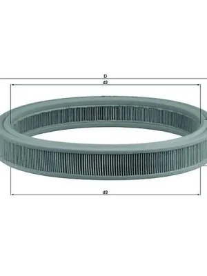 Vzduchový filtr MAHLE LX 332 Vrácení Zdarma