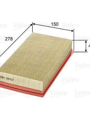 Oblíbený Vzduchový filtr VALEO 585037