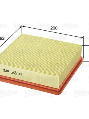 Vzduchový filtr VALEO 585142 Objednat Nyní