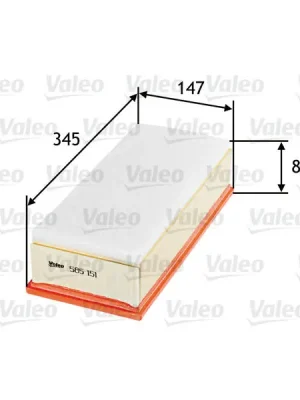 Top Prodej Vzduchový filtr VALEO 585151