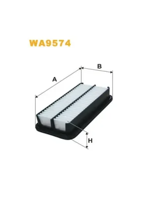 Nízká Cena Vzduchový filtr WIX FILTERS WA9574