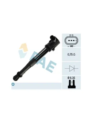 Zapalovací cívka FAE 80256 Ověřený
