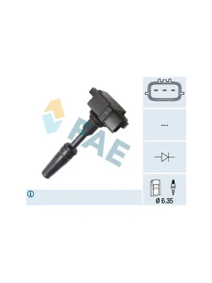 Autentický Zapalovací cívka FAE 80382