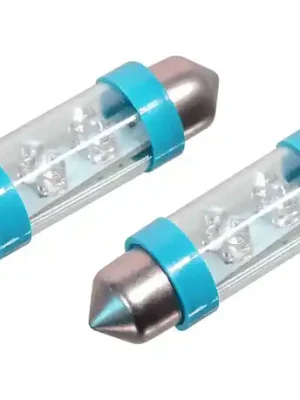 Žárovka 4LED 12Vsuf. SV8.5 38mm modrá2ks Akční Nabídka