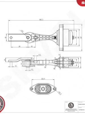 Sleva Zavěšení motoru ESEN SKV 75SKV103
