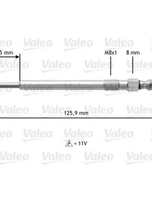 Aktuální Žhavicí svíčka VALEO 345164